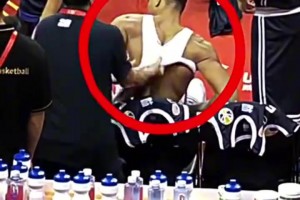 NBA球星肩寬對(duì)比，濃眉這肩寬太恐怖了，壓迫感十足??